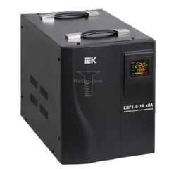 Картинка стабилизатор напряжения IEK серии HOME 3кВА однофазный IEK; однофазный электронный переносной 3 кВА; шесть степеней защиты арт. IVS20-1-03000 купить 