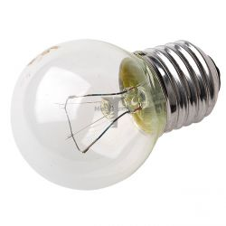 Картинка лампа накаливания шар G45 E27 220B 60Вт прозрачная B45 шар прозрачная E27 60Вт 220B купить 