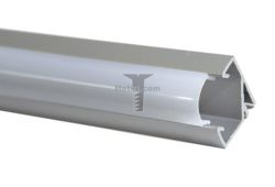 Картинка профиль алюминиевый для светодиодной ленты угловой 100 см APEYRON, профиль алюминиевый угловой для LED лент, длина 1 метр; габариты 100х28,5х10,4мм арт. 08-07 купить 