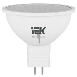 Картинка лампа светодиодная IEK Eco точечная MR16 GU5.3 9Вт 3000K IEK LED ECO MR16 GU5.3  9W 3000K 810Lm 230V 50*53mm арт. LLE-MR16-9-230-30-GU5 купить 