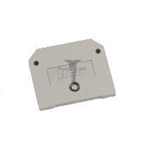 Картинка боковая заглушка для ЗНИ-10 серый Боковая заглушка для зажимов ЗНИ; цвет серый; подходит для товара с кодом 15903 арт. YZN10D-ZGL-010-K03 купить 