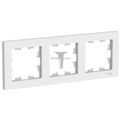 Картинка Рамка AtlasDesign трехпостовая белый арт. ATN000103 купить 