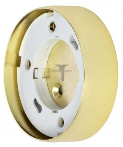 Картинка светильник точечный IEK GX53 накладной круг золото круг, неповоротный накладной, цоколь GX53, 25x81 мм, 220В, арт. LUPB0-GX53-1-K22 купить 
