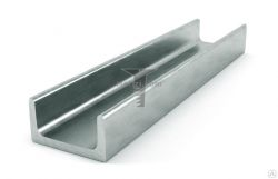 Картинка Швеллер алюминиевый 30 х 30 х 30 х 1,5 мм длина 2 метра, Россия купить 