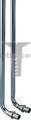 Картинка Угольник для подключения радиатора 16 никелированная медная трубка UPONOR Швеция арт. 1023045 купить 
