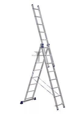 Картинка Лестница многосекционная 3*7 Алюминиевая, вес 9,2кг купить 